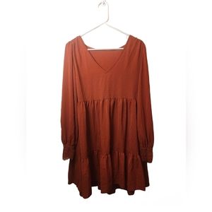 Redish Orange Dress